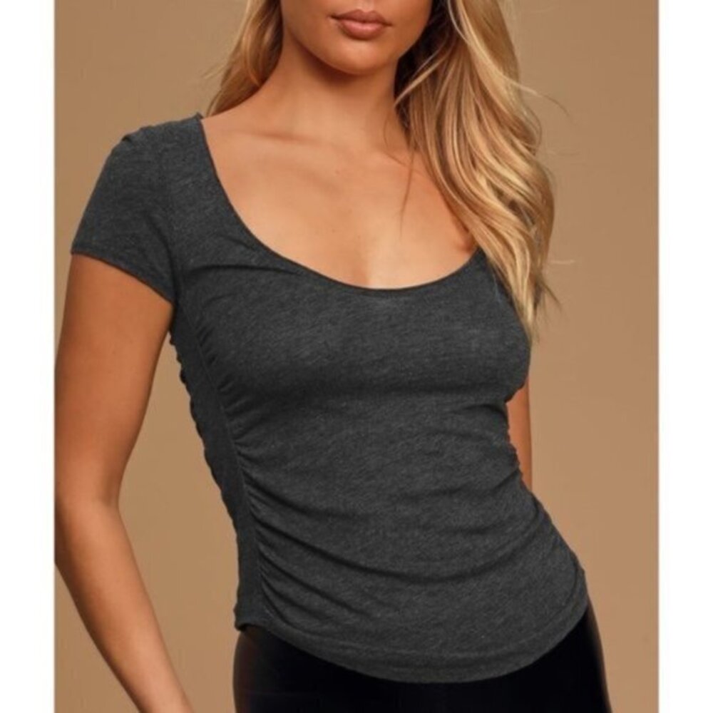 Free People Sonnet Short Sleeve Top. XS